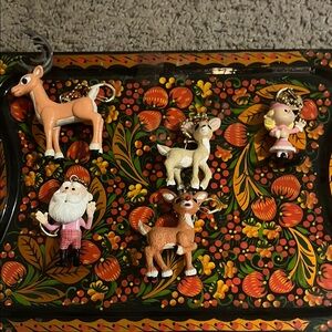 5 Rudolph Stocking Stuffers (key chains)